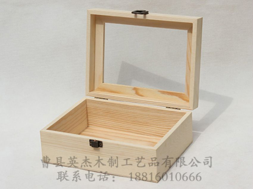 點(diǎn)擊查看詳細(xì)信息<br>標(biāo)題：松木原木色亞克力蓋子木盒 閱讀次數(shù)：2593