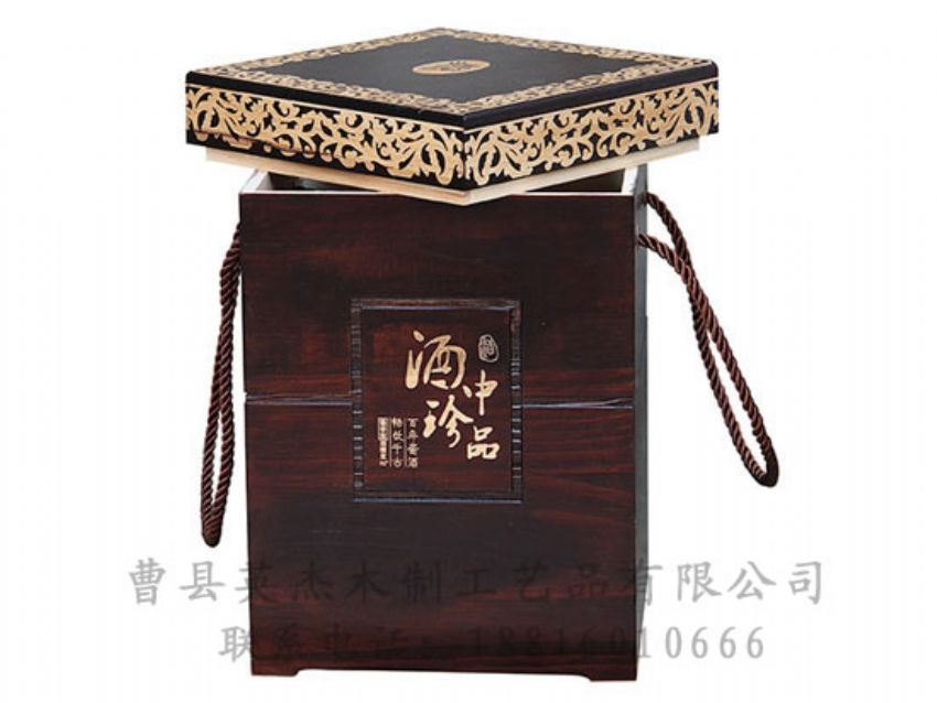 點擊查看詳細信息<br>標題：木制白酒盒 閱讀次數(shù)：1475